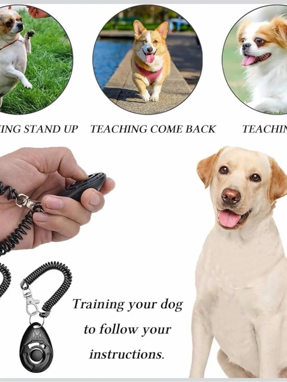 Dog Training pouch with 2 clickers. New in Package